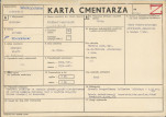 KC - Karta cmentarza, skan nr 1