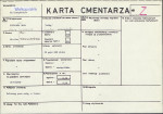 KC - Karta cmentarza, skan nr 1