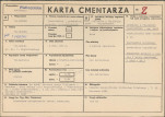 KC - Karta cmentarza, skan nr 1