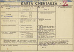 KC - Karta cmentarza, skan nr 1