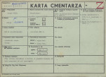 KC - Karta cmentarza, skan nr 1