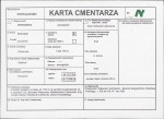 KC - Karta cmentarza, skan nr 1