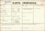 KC - Karta cmentarza, skan nr 1