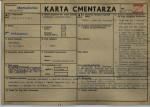 KC - Karta cmentarza, skan nr 1