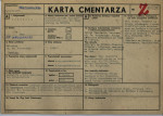 KC - Karta cmentarza, skan nr 1