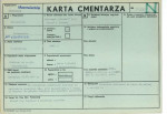 KC - Karta cmentarza, skan nr 1