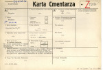 KC - Karta cmentarza, skan nr 1