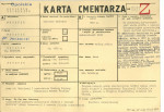 KC - Karta cmentarza, skan nr 1