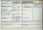 KC - Karta cmentarza, skan nr 1