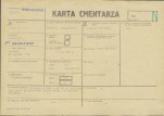 KC - Karta cmentarza, skan nr 1