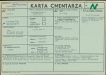 KC - Karta cmentarza, skan nr 1