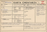 KC - Karta cmentarza, skan nr 1