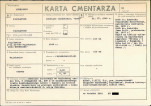 KC - Karta cmentarza, skan nr 1
