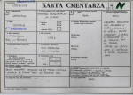 KC - Karta cmentarza, skan nr 1