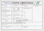 KC - Karta cmentarza, skan nr 1