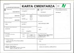 KC - Karta cmentarza, skan nr 1