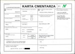 KC - Karta cmentarza, skan nr 1