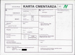 KC - Karta cmentarza, skan nr 1