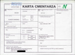 KC - Karta cmentarza, skan nr 1