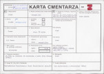 KC - Karta cmentarza, skan nr 1