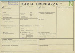 KC - Karta cmentarza, skan nr 1