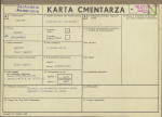 KC - Karta cmentarza, skan nr 1