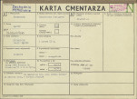 KC - Karta cmentarza, skan nr 1