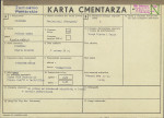 KC - Karta cmentarza, skan nr 1