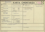 KC - Karta cmentarza, skan nr 1