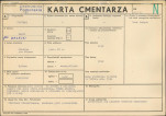 KC - Karta cmentarza, skan nr 1
