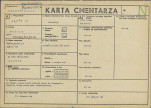 KC - Karta cmentarza, skan nr 1