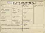 KC - Karta cmentarza, skan nr 1