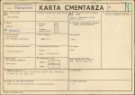 KC - Karta cmentarza, skan nr 1