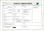 KC - Karta cmentarza, skan nr 1