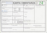 KC - Karta cmentarza, skan nr 1