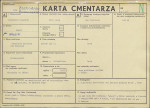 KC - Karta cmentarza, skan nr 1