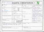 KC - Karta cmentarza, skan nr 1