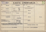 KC - Karta cmentarza, skan nr 1