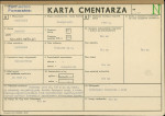 KC - Karta cmentarza, skan nr 1