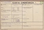 KC - Karta cmentarza, skan nr 1