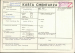 KC - Karta cmentarza, skan nr 1