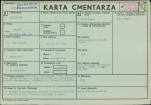 KC - Karta cmentarza, skan nr 1