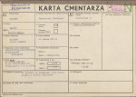 KC - Karta cmentarza, skan nr 1