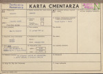 KC - Karta cmentarza, skan nr 1