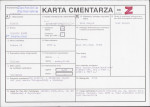 KC - Karta cmentarza, skan nr 1