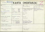 KC - Karta cmentarza, skan nr 1