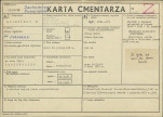 KC - Karta cmentarza, skan nr 1