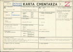 KC - Karta cmentarza, skan nr 1