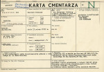 KC - Karta cmentarza, skan nr 1