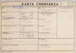 KC - Karta cmentarza, skan nr 1